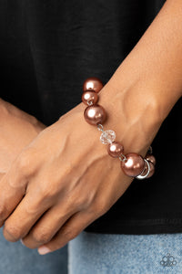 Glamour Gamble - Brown Bracelet - Paparazzi Accessories