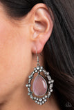 Icy Eden - Pink Earrings - Paparazzi Accessories