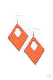 woven-wanderer-orange-earrings-paparazzi-accessories