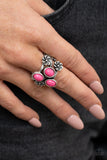 Primitive Paradise - Pink Ring - Paparazzi Accessories