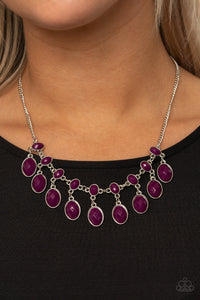 Lady of the POWERHOUSE - Purple Necklace - Paparazzi Accessories