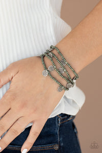 WOODnt Count It - Silver Bracelet - Paparazzi Accessories
