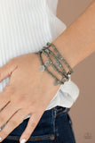 WOODnt Count It - Silver Bracelet - Paparazzi Accessories