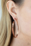 Rustic Radius - Copper Earrings - Paparazzi Accessories