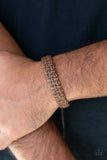 Rugged Pioneer - Brown Bracelet - Paparazzi Accessories