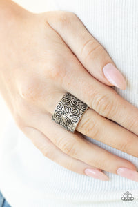 Butterfly Bayou - Silver Ring - Paparazzi Accessories
