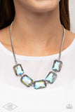 Heard It On The HEIR-Waves - Blue Necklace - Paparazzi Accessories