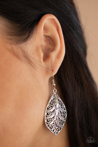 One VINE Day - Silver Earrings - Paparazzi Accessories