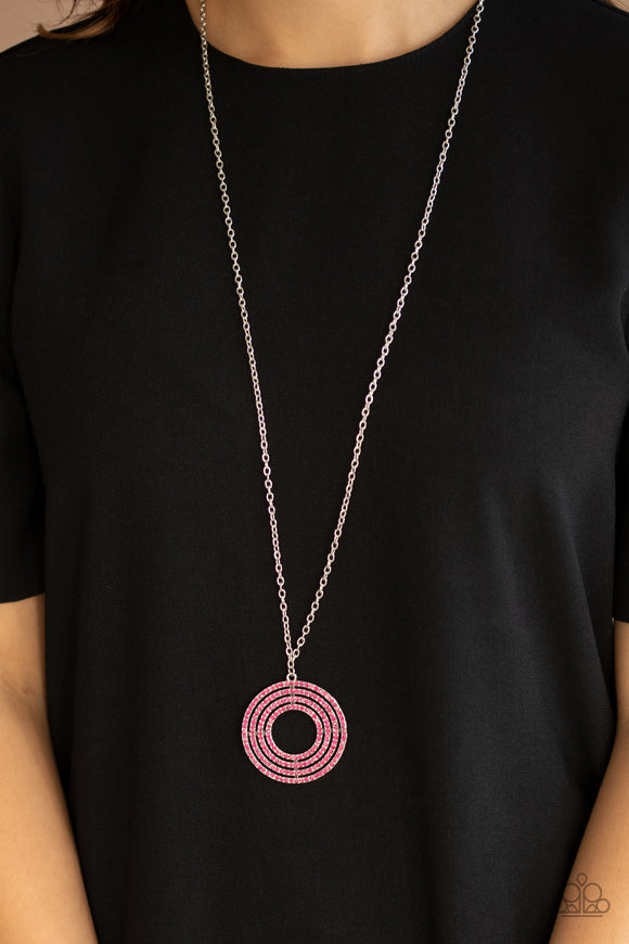 High-Value Target - Pink Necklace - Paparazzi Accessories