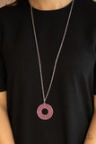 High-Value Target - Pink Necklace - Paparazzi Accessories