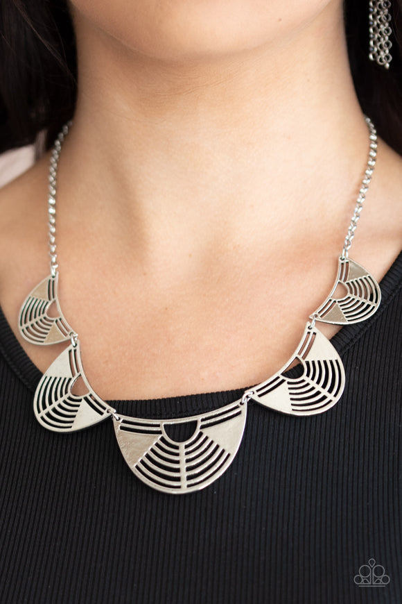 Record-Breaking Radiance - Silver Necklace - Paparazzi Accessories