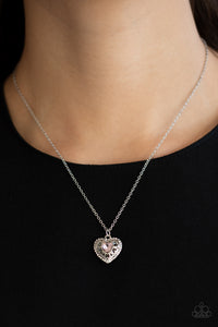 Treasures of the Heart - Pink Necklace - Paparazzi Accessories