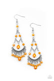 first-in-shine-orange-earrings-paparazzi-accessories