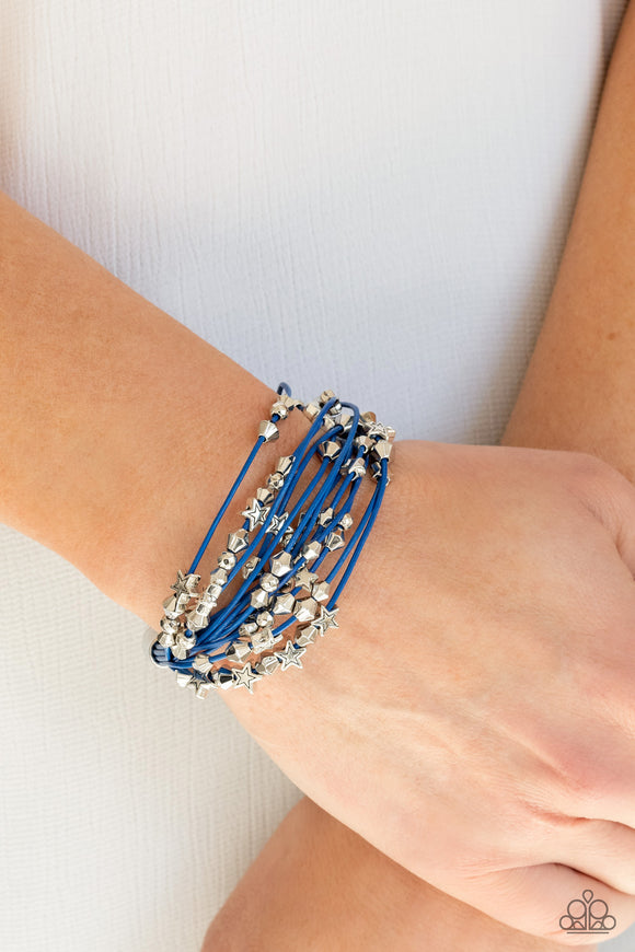 Star-Studded Affair - Blue Bracelet - Paparazzi Accessories