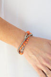 Sahara Sanctuary - Orange Bracelet - Paparazzi Accessories