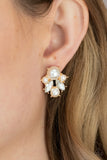 Royal Reverie - Gold Post Earrings - Paparazzi Accessories