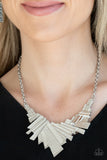 Happily Ever AFTERSHOCK - Silver Necklace - Paparazzi Accessories