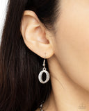OVAL The Limit - Silver Necklace - Paparazzi Accessories