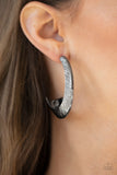 I Double FLARE You - Black Earrings - Paparazzi Accessories
