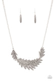 queen-of-the-quill-silver-necklace-paparazzi-accessories