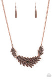 queen-of-the-quill-copper-necklace-paparazzi-accessories