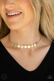 Dont Get Bent Out Of Shape - Gold Necklace - Paparazzi Accessories