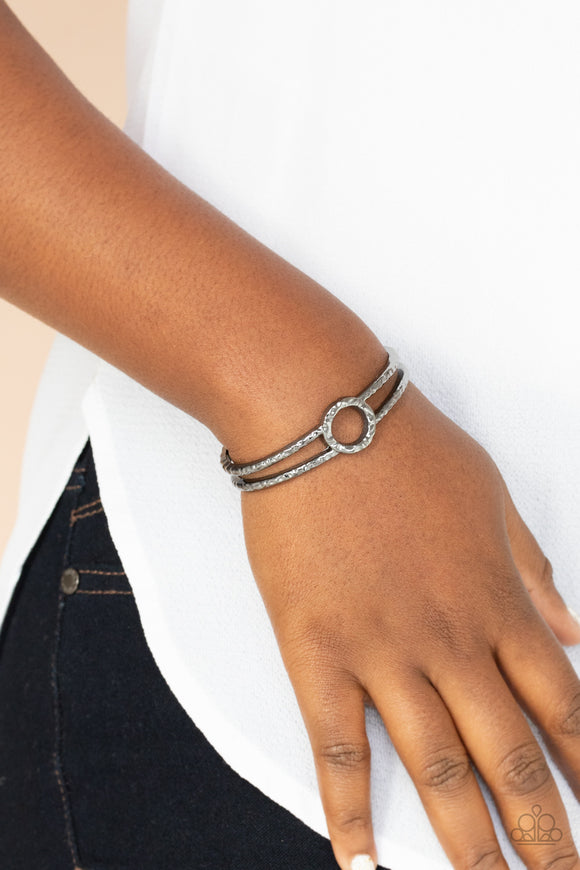 Historical Heirloom - Black Bracelet - Paparazzi Accessories