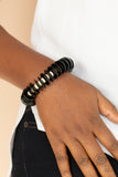 Caribbean Reefs - Black Bracelet - Paparazzi Accessories