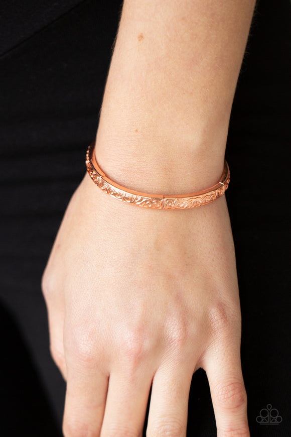 Precisely Petite - Copper Bracelet - Paparazzi Accessories