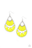 samba-scene-yellow-earrings-paparazzi-accessories