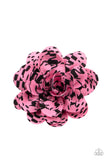 patterned-paradise-pink-hair clip-paparazzi-accessories