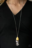 Musically Mojave - Yellow Necklace - Paparazzi Accessories