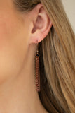 Apparatus Applique - Copper Necklace - Paparazzi Accessories