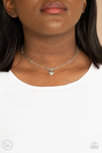Casual Crush - Silver Necklace - Paparazzi Accessories