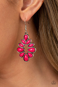 Burst Into TEARDROPS - Pink Earrings - Paparazzi Accessories