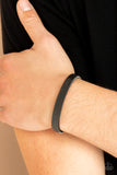 Quit MESHing around - Black Mens Bracelet - Paparazzi Accessories