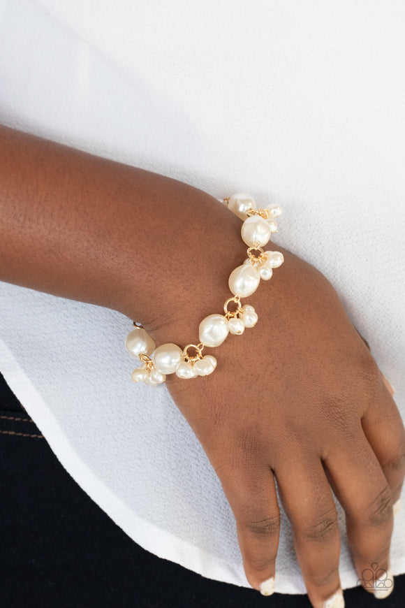 Imperfectly Perfect - Gold Bracelet - Paparazzi Accessories