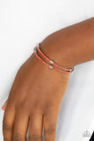 Let Freedom BLING - Red Bracelet - Paparazzi Accessories
