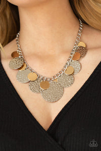 Industrial Grade Glamour - Silver Necklace - Paparazzi Accessories