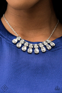 Sparkly Ever After - White Necklace - Paparazzi Accessories