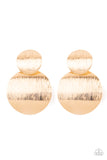 here-today-gong-tomorrow-gold-post earrings-paparazzi-accessories