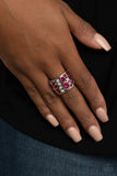 High Roller Royale - Pink Ring - Paparazzi Accessories