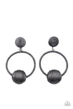 social-sphere-black-post earrings-paparazzi-accessories