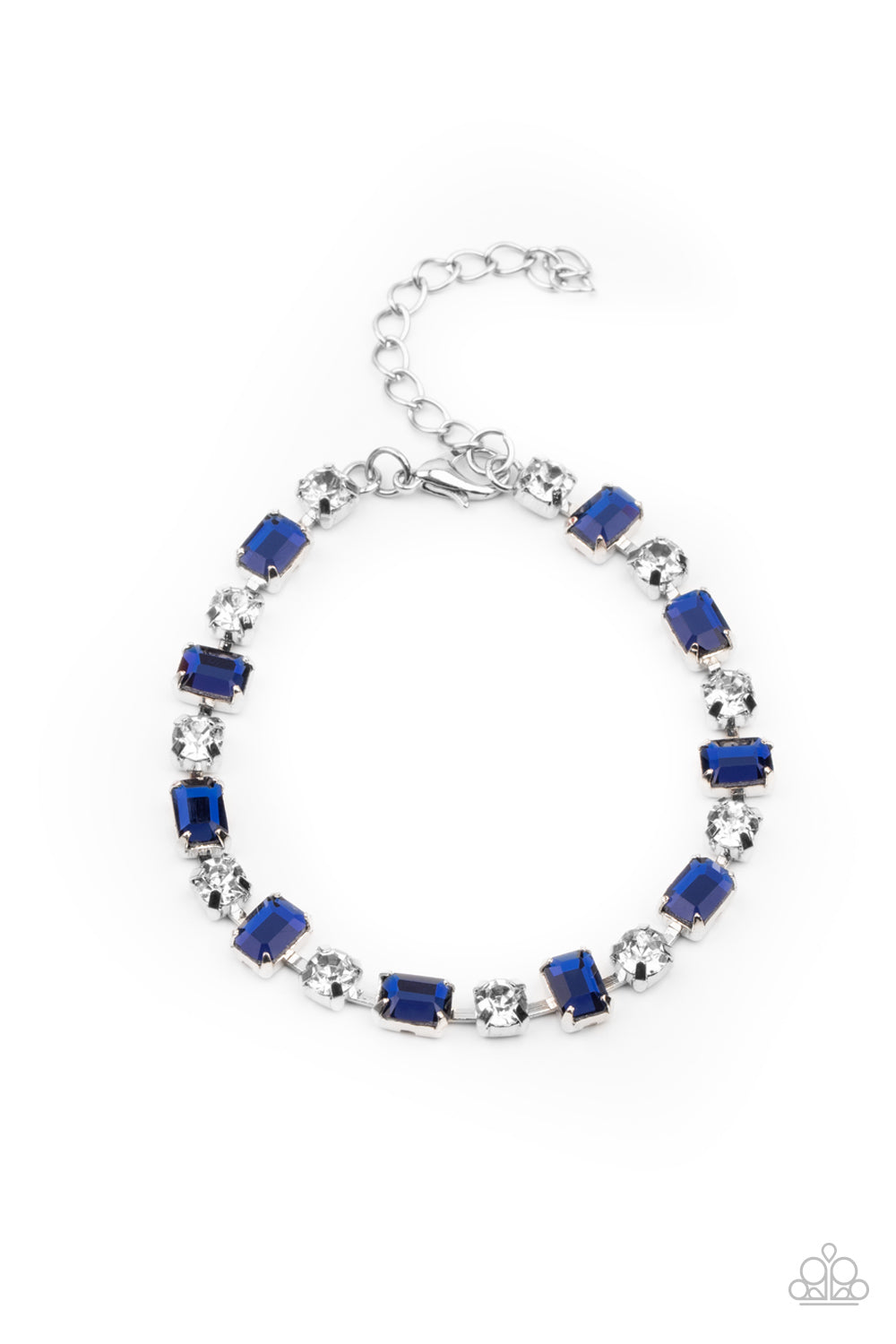Out In Full FIERCE - Blue Bracelet - Paparazzi Accessories – Bedazzle ...