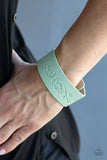 Butterfly Canopy - Green Bracelet - Paparazzi Accessories