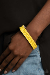 Rural Equinox - Yellow Bracelet - Paparazzi Accessories