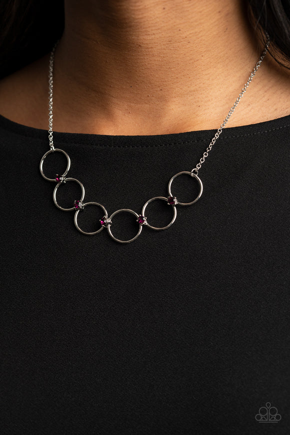 Regal Society - Purple Necklace - Paparazzi Accessories