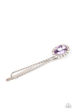 gala-glitz-purple-hair clip-paparazzi-accessories