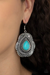 Southwestern Soul - Blue Earrings - Paparazzi Accessories