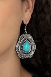 Southwestern Soul - Blue Earrings - Paparazzi Accessories